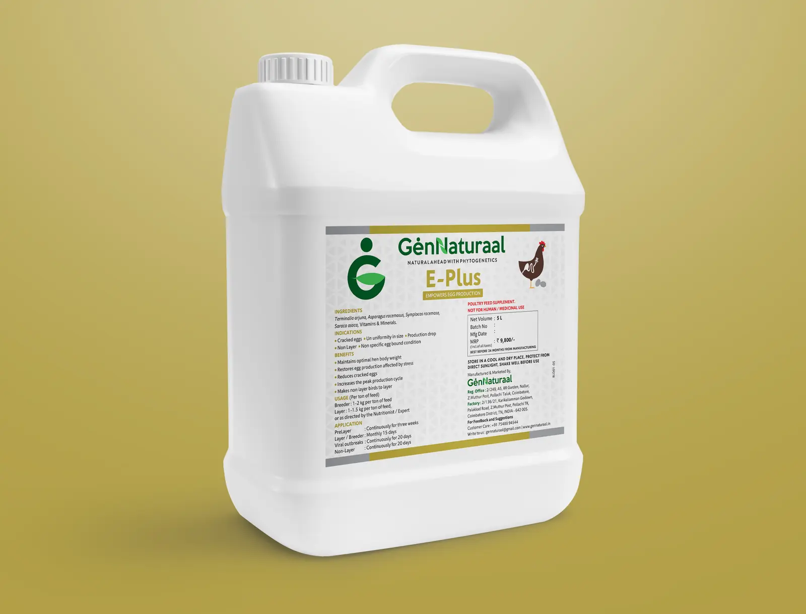 E-Plus 5 L water pack