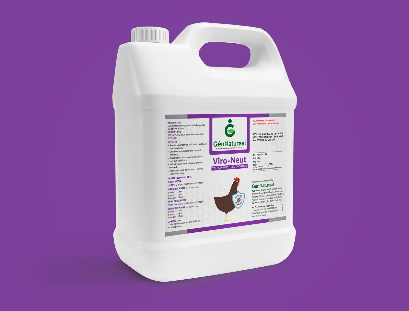 Viro-Neut water 5 L pack