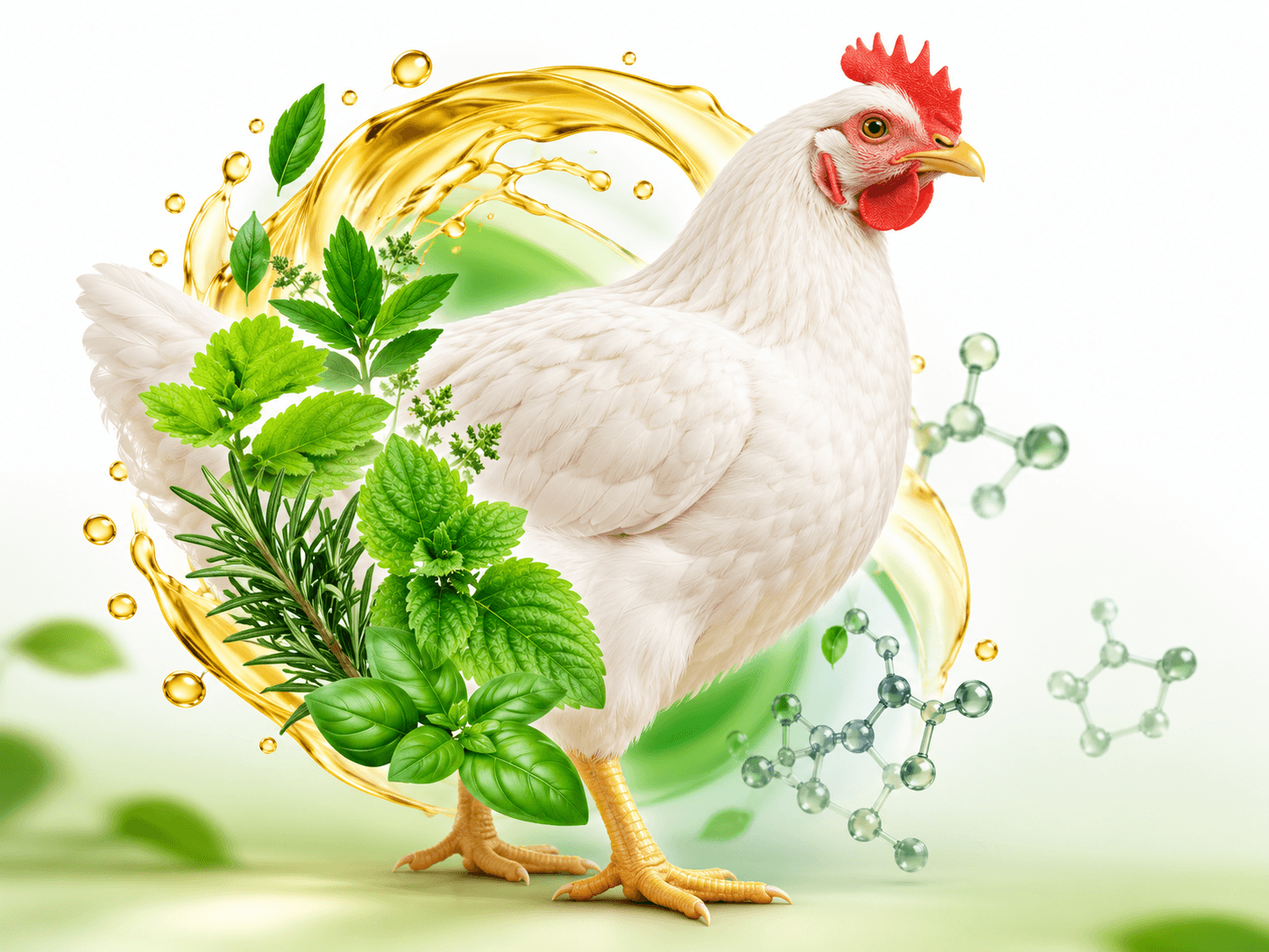Phytogenic plant compounds used in poultry nutrition