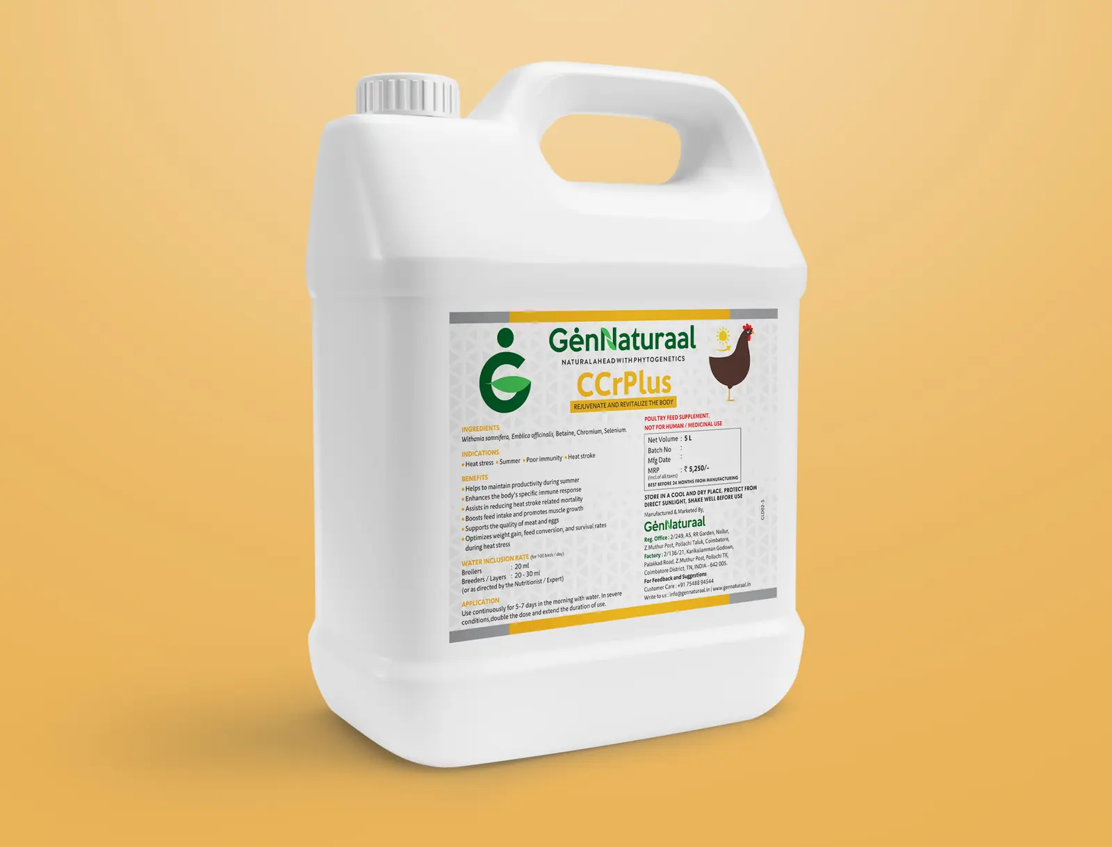 CCr-Plus 5 L water pack