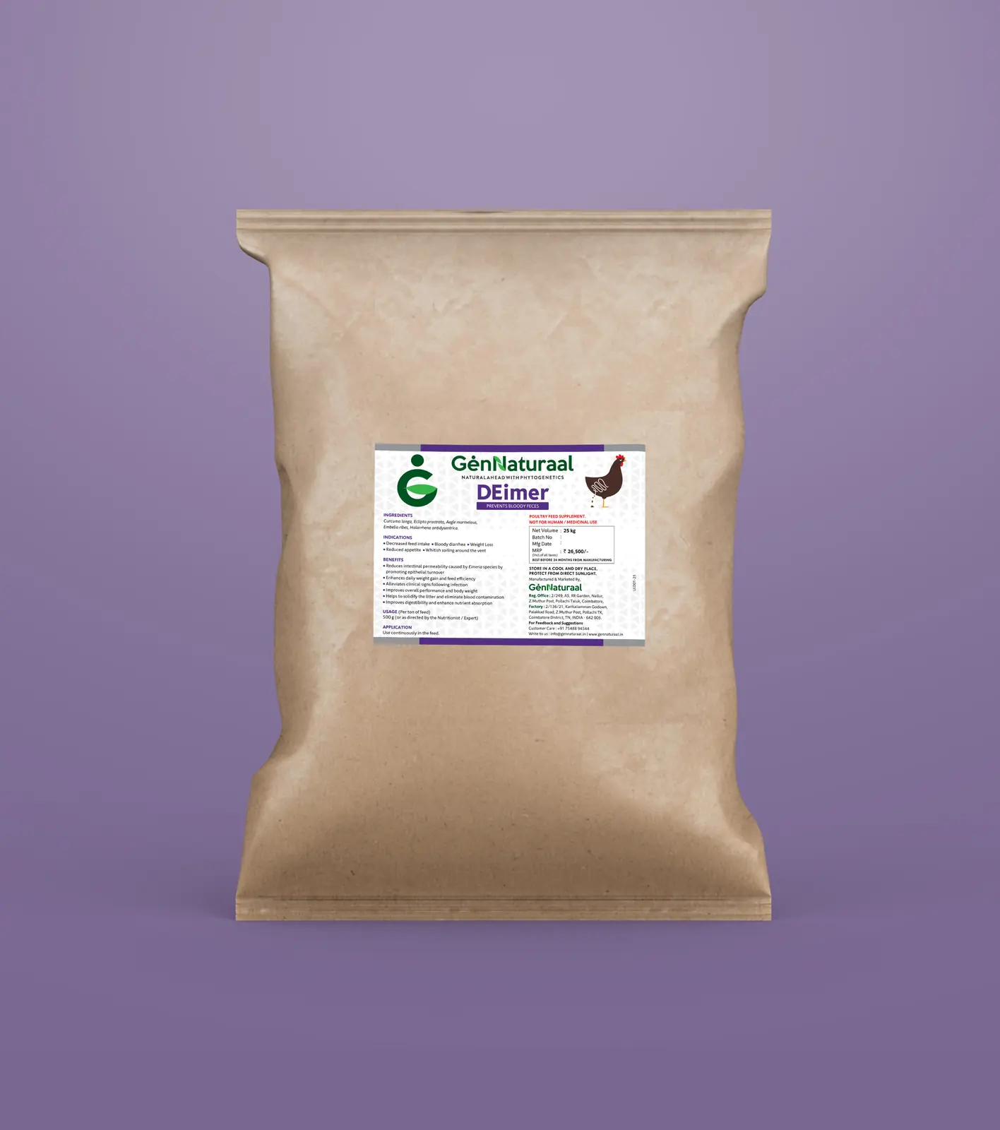 DEimer 25 kg feed pack