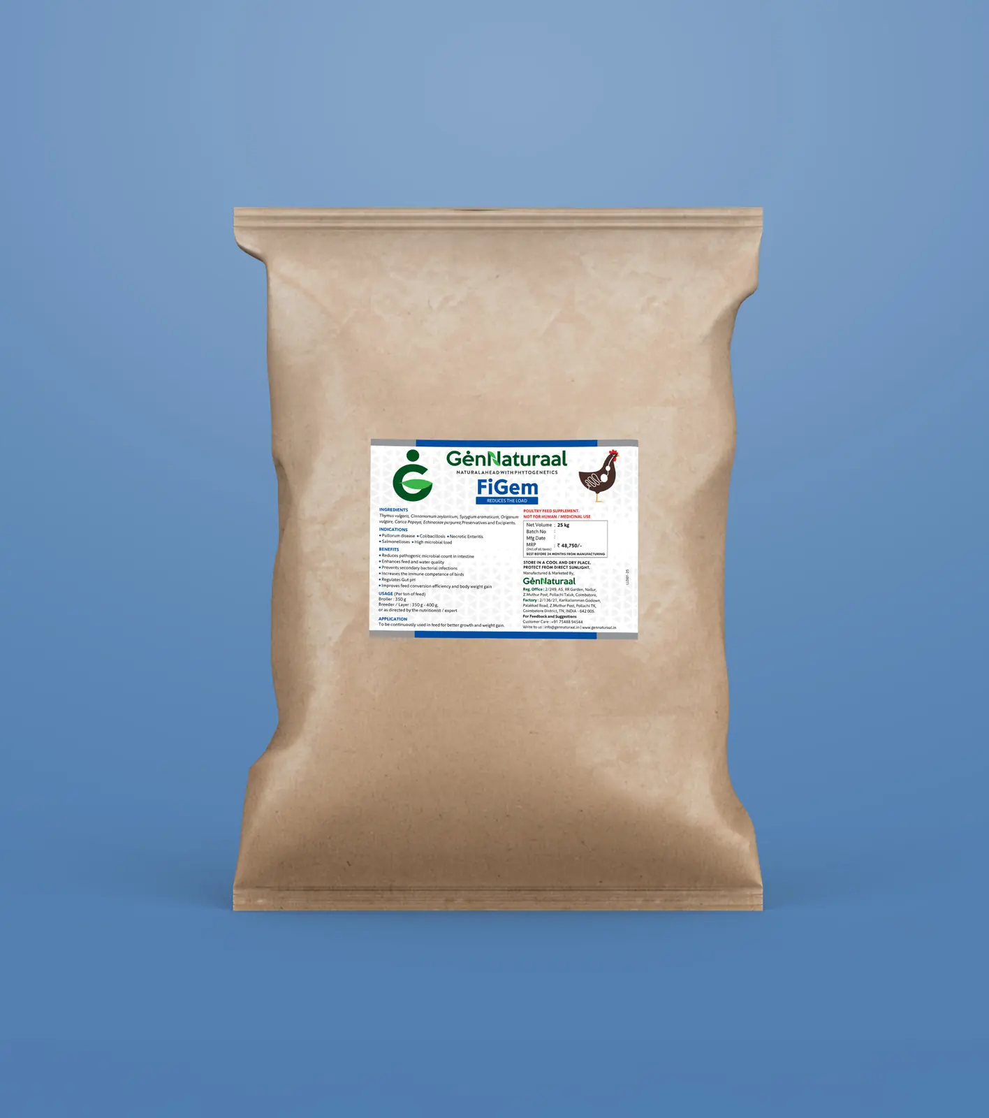 FiGem 25 kg feed pack