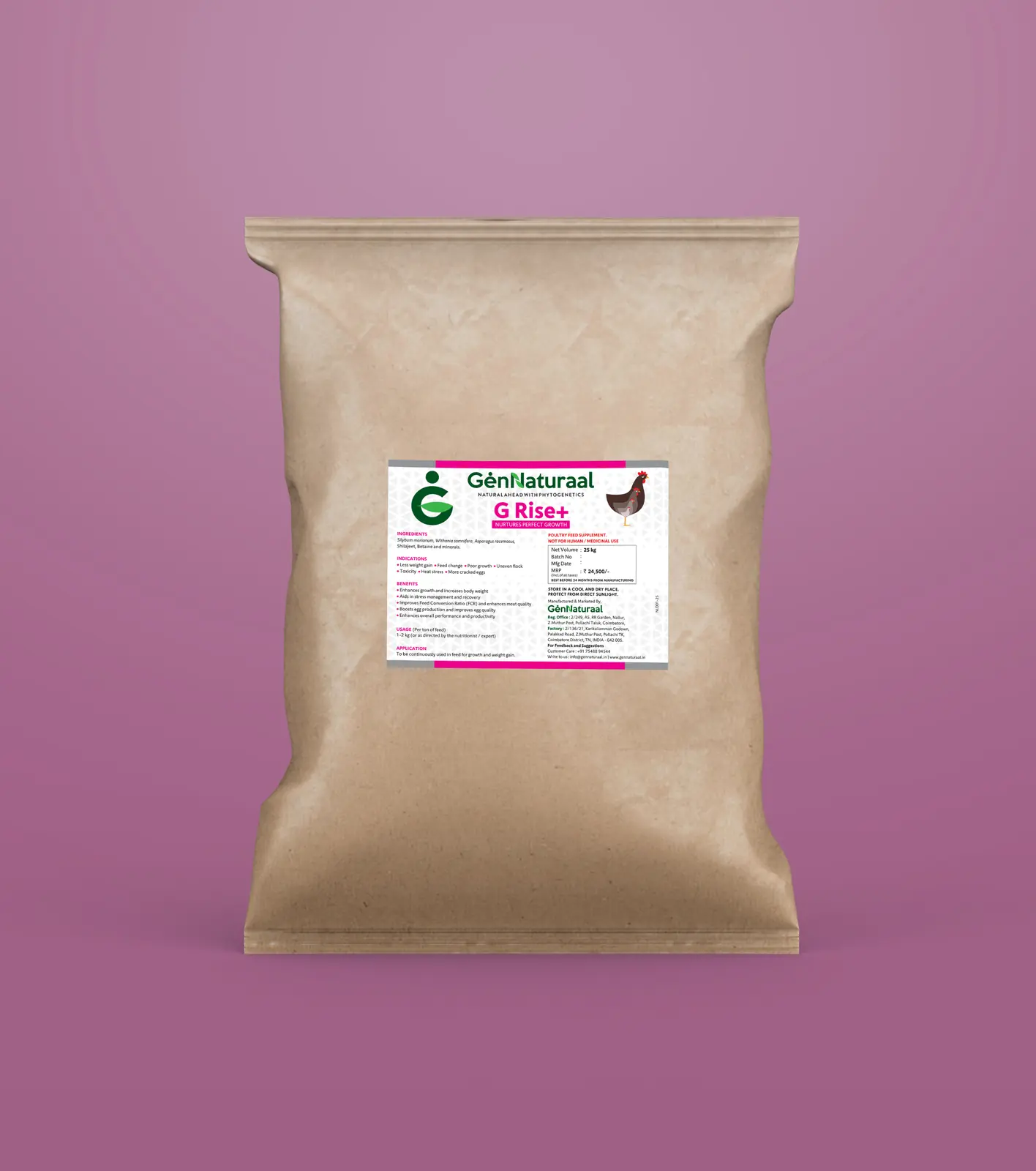 GRise+ 25 kg feed pack