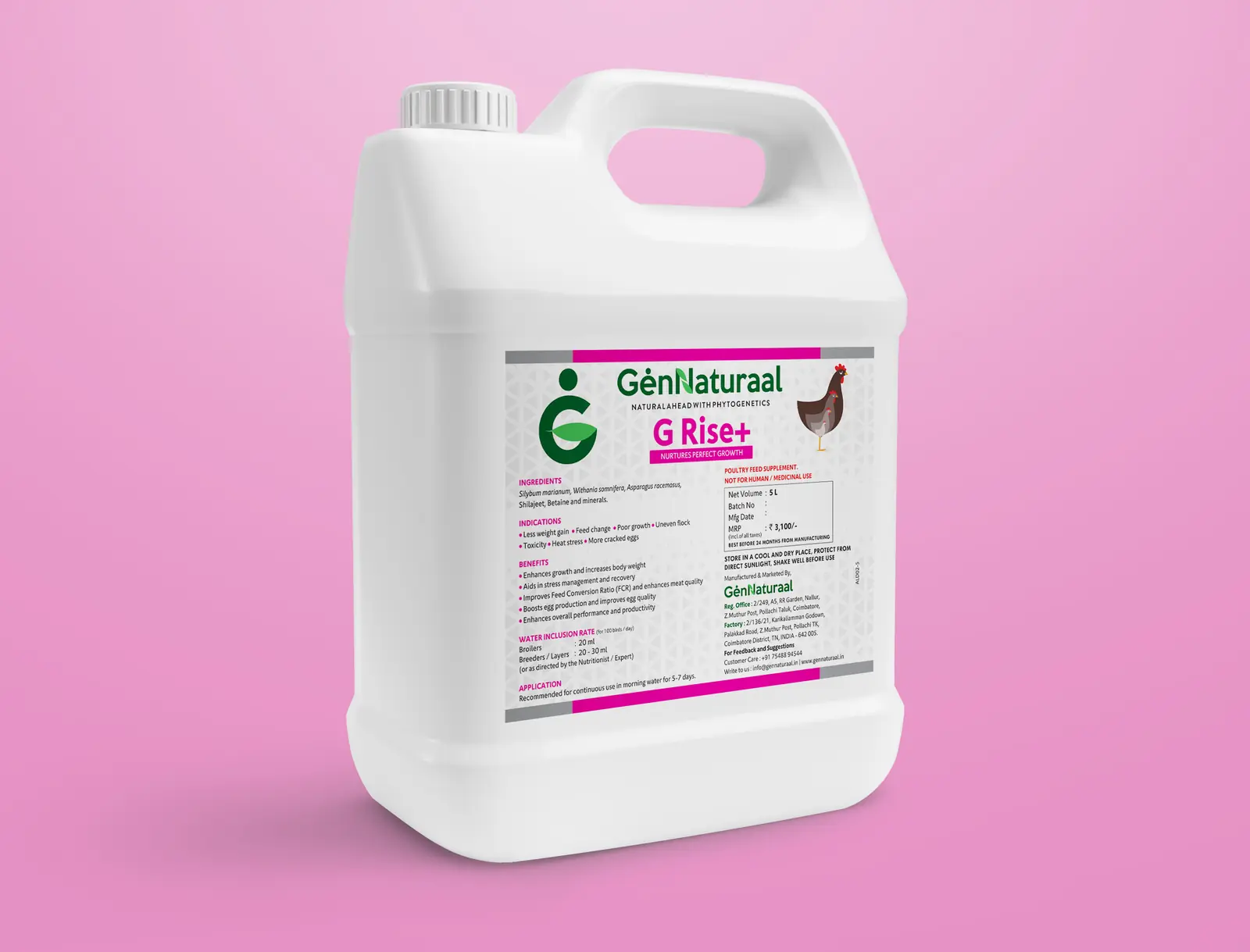 GRise+ 5 L water pack